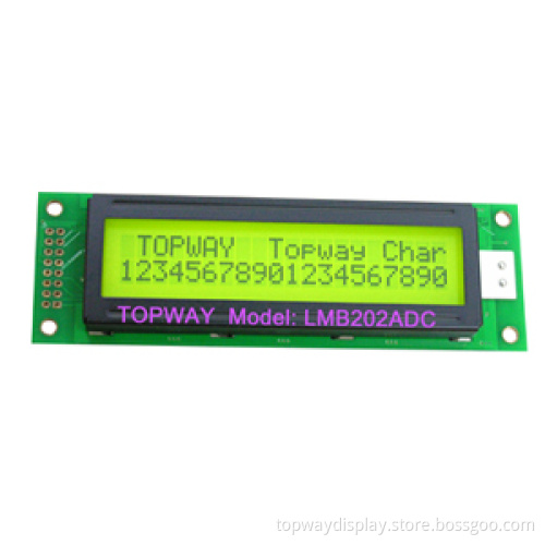 20*2 Character LCD Display